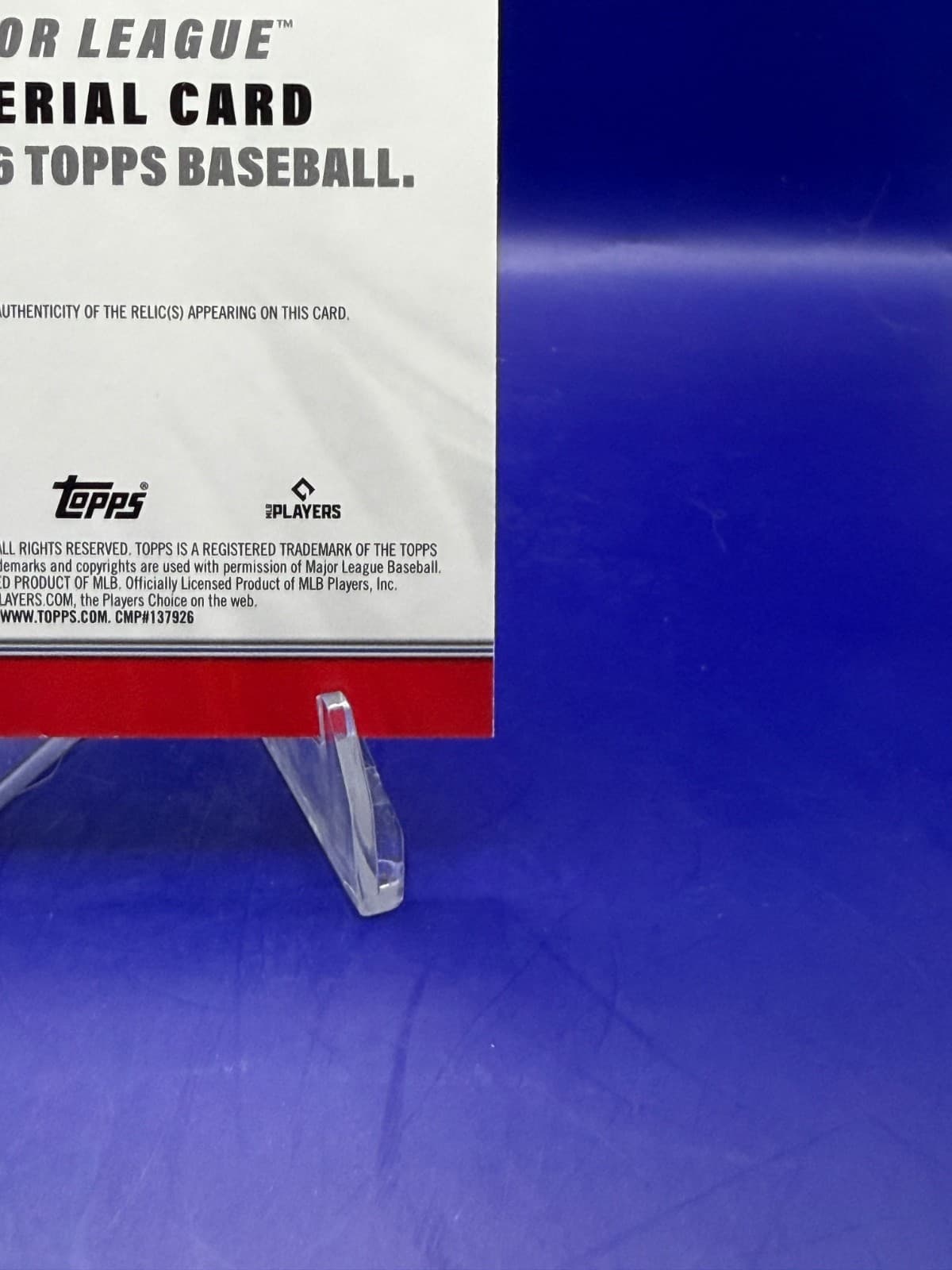 2026 Topps Series 2 Pete Crow-Armstrong MLM2-PC Blue Relic /150 Cubs - Thumbnail 5
