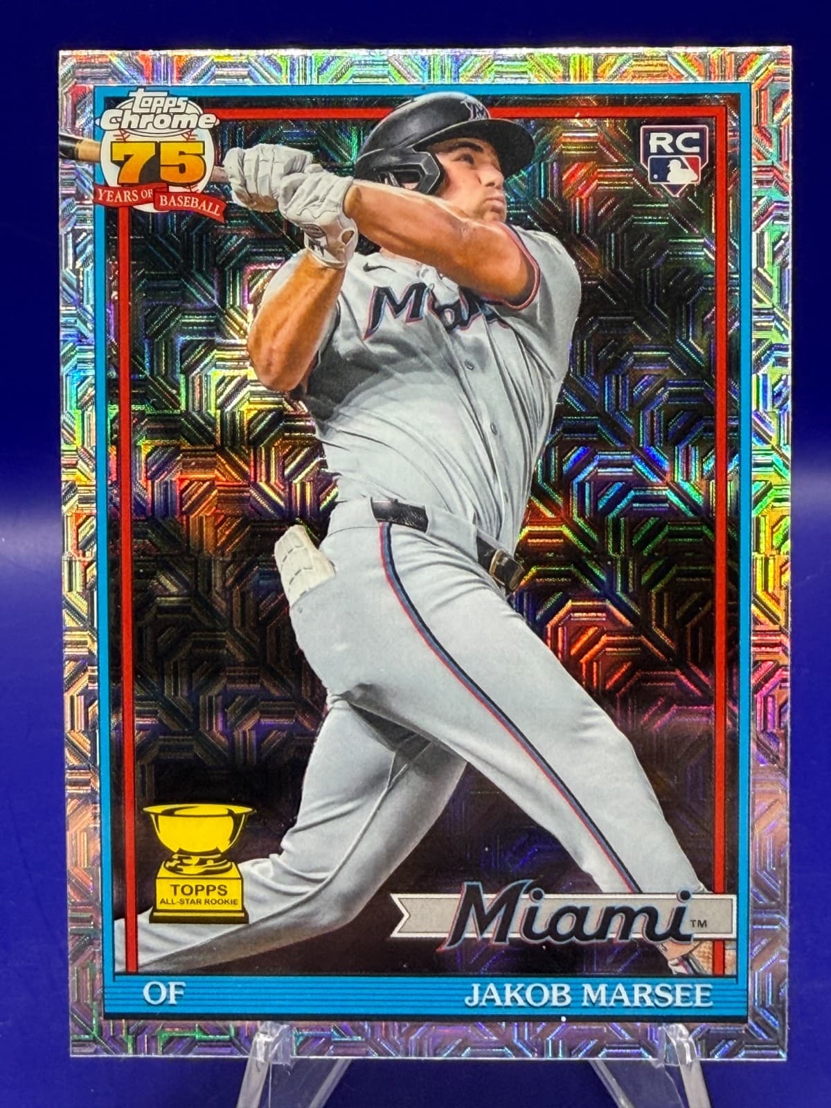 2026 Topps Series 2 Jakob Marsee RC #91C2-5 Silver Pack Mojo Marlins