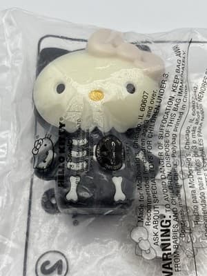2019 Hello Kitty Skeleton McDonald Happy Meal Toy - Sealed Bag - Thumbnail 2