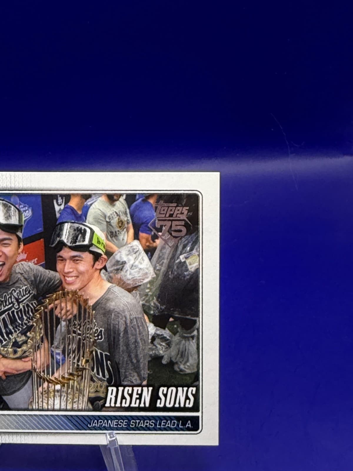 Shohei Ohtani Yamamoto Sasaki 2026 Topps Series 2 #642 Risen Sons LA Dodgers - Thumbnail 3