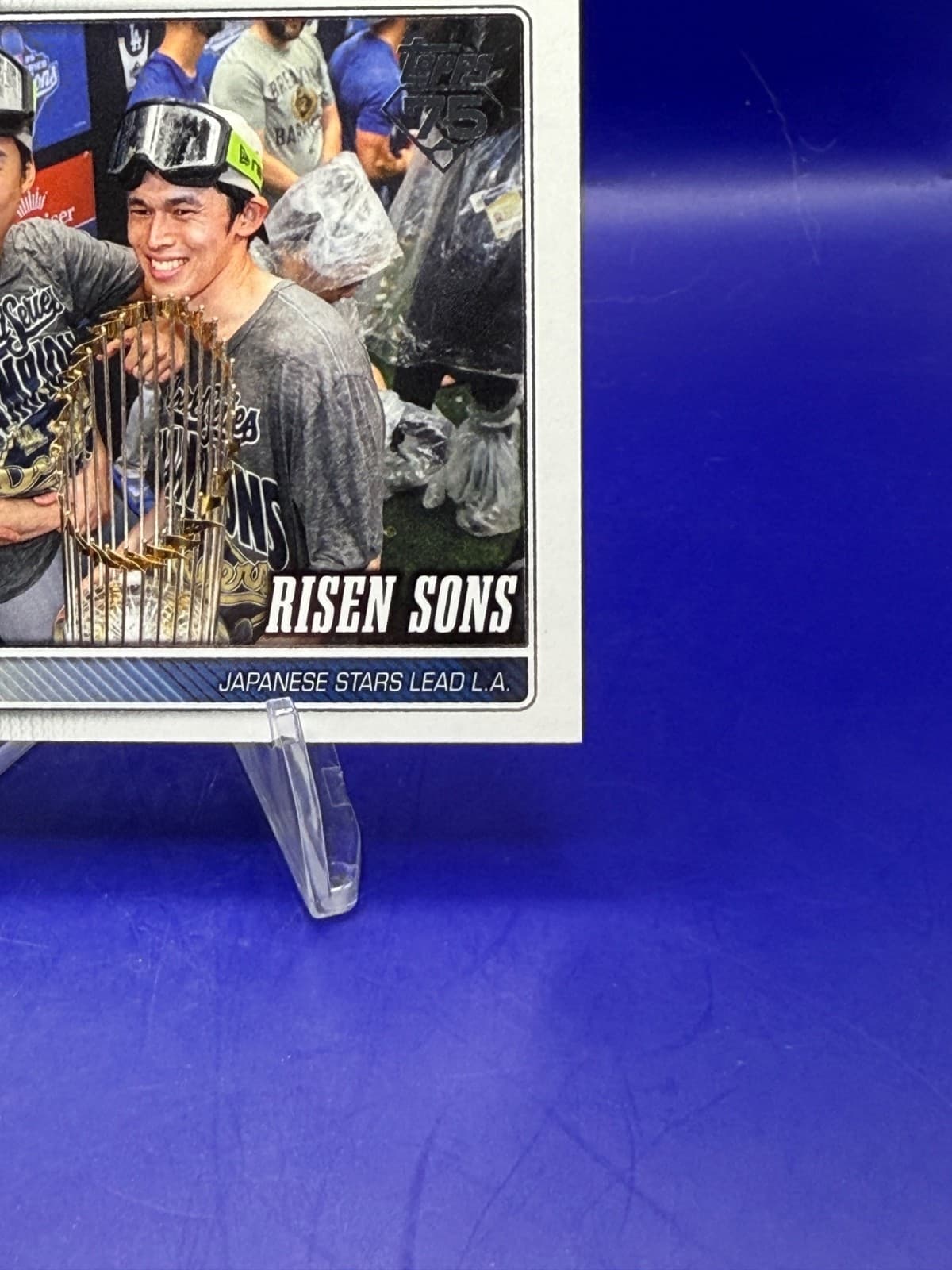 Shohei Ohtani Yamamoto Sasaki 2026 Topps Series 2 #642 Risen Sons LA Dodgers - Thumbnail 4