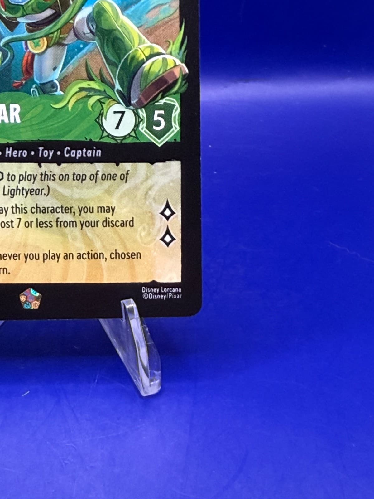 Disney Lorcana Wilds Unknown Buzz Lightyear Jungle Ranger 91/204 Legendary - Thumbnail 4