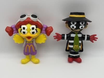 McDonalds Cactus Plant Flea Market Hamburglar Birdie Figure Adult Happy Meal Toy