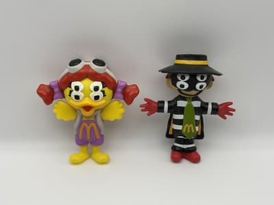 McDonalds Cactus Plant Flea Market Hamburglar Birdie Figure Adult Happy Meal Toy - Thumbnail 2