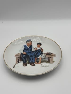 2 Lot Norman Rockwell's “For A Good Boy” “The Lighthouse Keepers Daughter” 1984. - Thumbnail 5