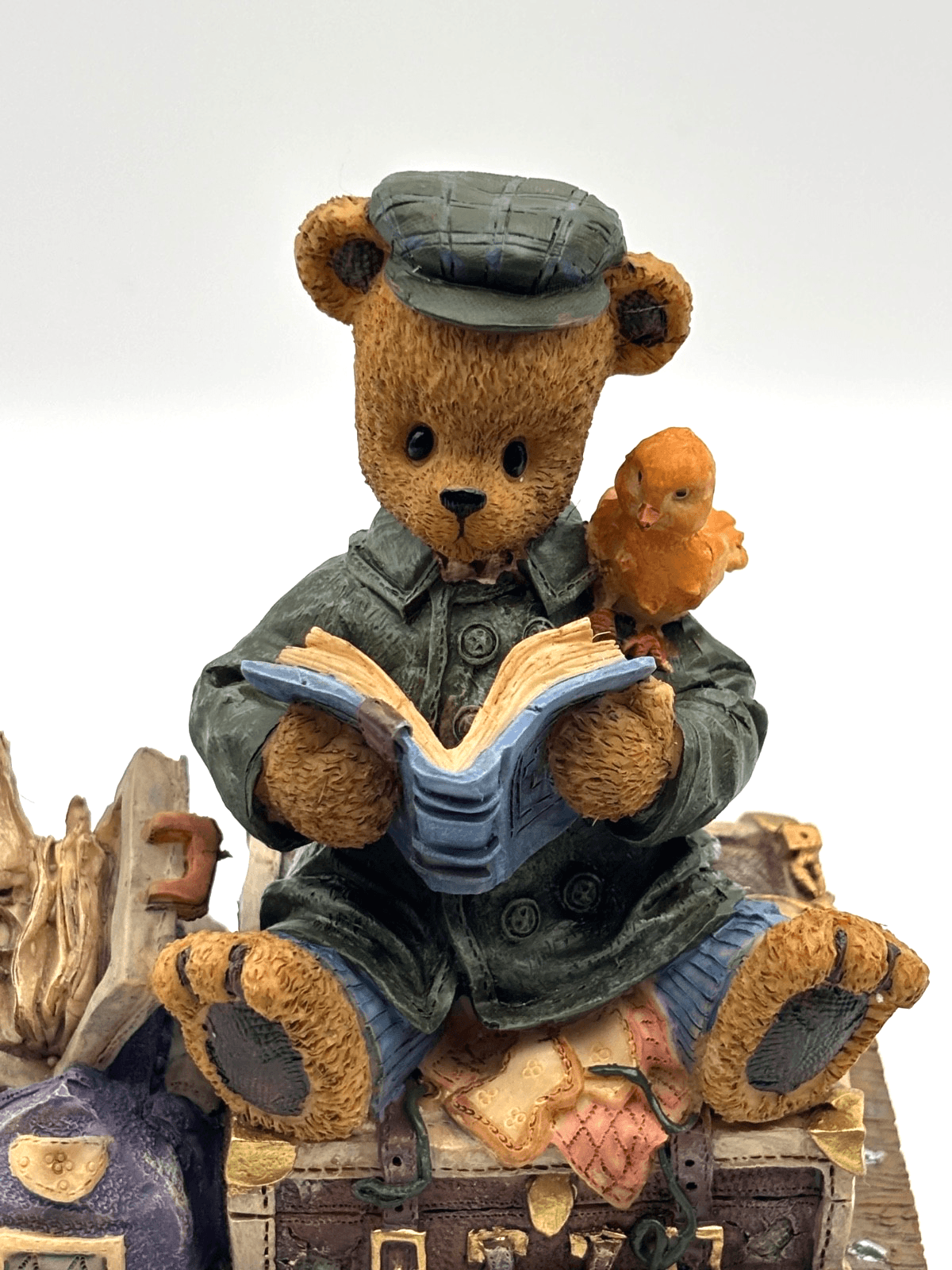 Young’s 1999 “Man Shall Not Live By Bread Alone” Teddy Bear Figurine w/ Box Plus - Thumbnail 3