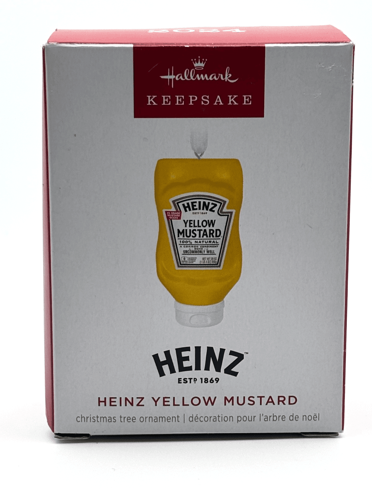 2024 Hallmark Keepsake Heinz Yellow Mustard Christmas Ornament w/ Box - Thumbnail 6