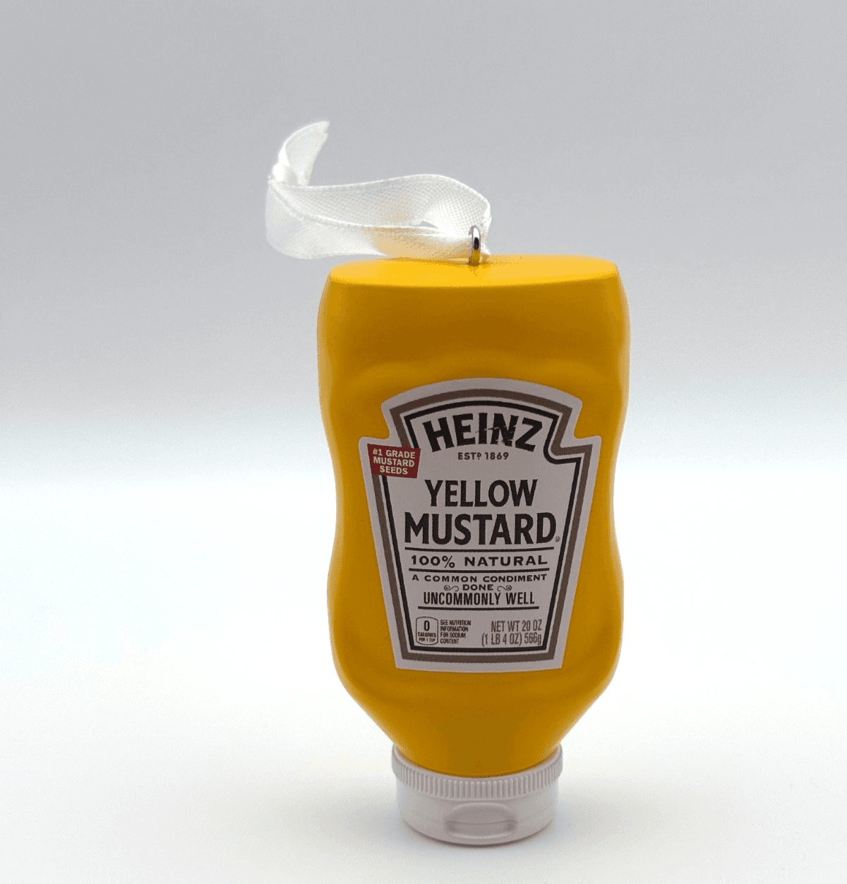 2024 Hallmark Keepsake Heinz Yellow Mustard Christmas Ornament w/ Box - Thumbnail 2