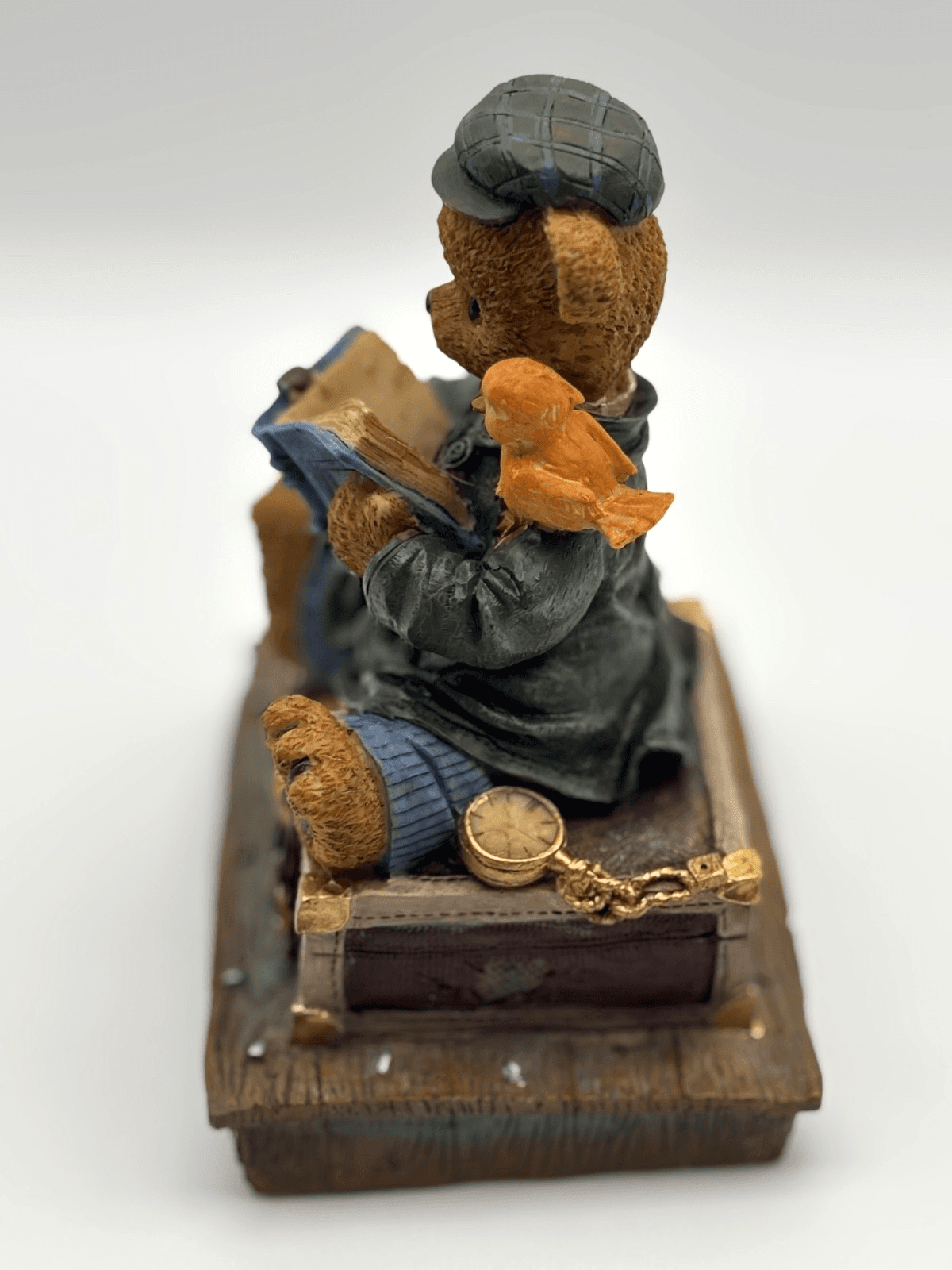 Young’s 1999 “Man Shall Not Live By Bread Alone” Teddy Bear Figurine w/ Box Plus - Thumbnail 4