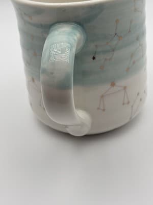 Stay Wild Moon Child Coffee Tea Mug Cup Constellation And Stars Pale Blue Cerami - Thumbnail 4