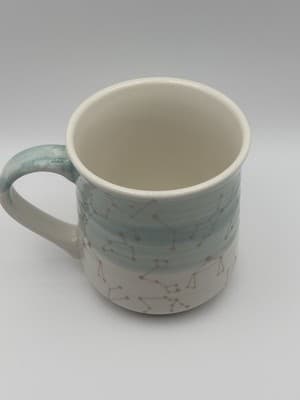 Stay Wild Moon Child Coffee Tea Mug Cup Constellation And Stars Pale Blue Cerami - Thumbnail 3