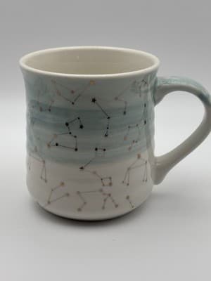 Stay Wild Moon Child Coffee Tea Mug Cup Constellation And Stars Pale Blue Cerami - Thumbnail 7