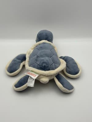 Eco Pals Blue White Turtle Plush Toy Nature Planet Sea Turtle 9" USED - Thumbnail 5