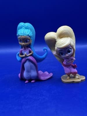 ✨ Shimmer & Shine Figure Lot – Nazboo Dragon Tala Monkey Nickelodeon 5 Pc - Thumbnail 4