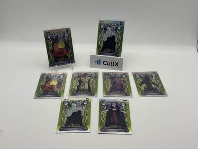 2025 topps chrome disney villains lot Ursula Gaston 8 Lot - Thumbnail 2
