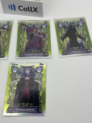 2025 topps chrome disney villains lot Ursula Gaston 8 Lot - Thumbnail 4