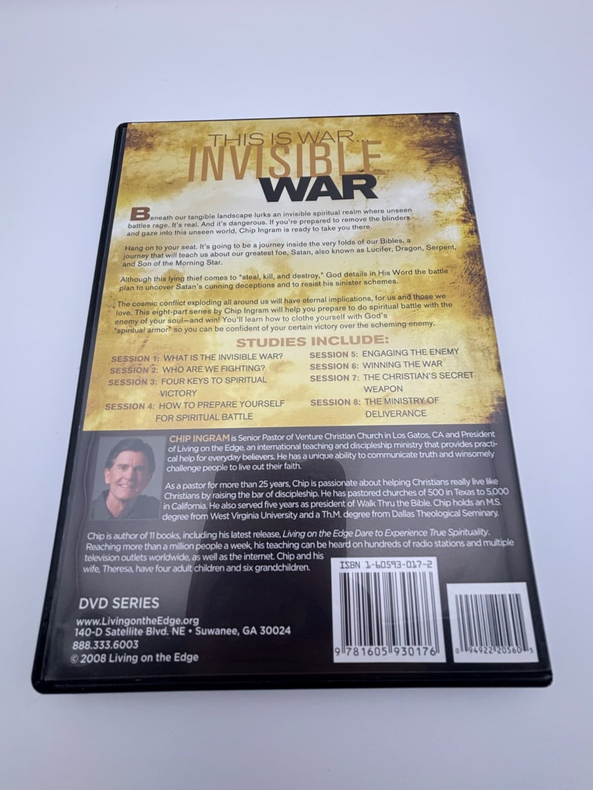 The Invisible War (DVD 3-Disc Set) Chip Ingram Christian Spiritual Warfare Demon - Thumbnail 3