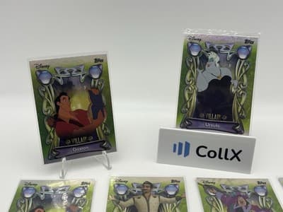 2025 topps chrome disney villains lot Ursula Gaston 8 Lot - Thumbnail 5