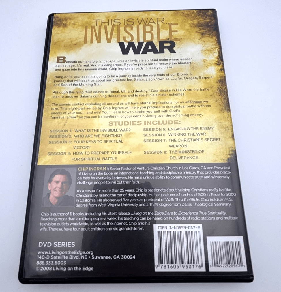 The Invisible War (DVD 3-Disc Set) Chip Ingram Christian Spiritual Warfare Demon - Thumbnail 2