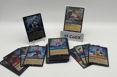 Disney Lorcana 65 Mixed Cold Foil Common & Uncommon Cards Lot