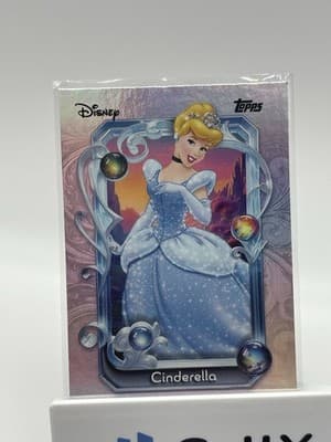 Topps Disney Pink Parallel Lot 10 Cards Cinderella Snow White Merida Raya Anna - Thumbnail 2