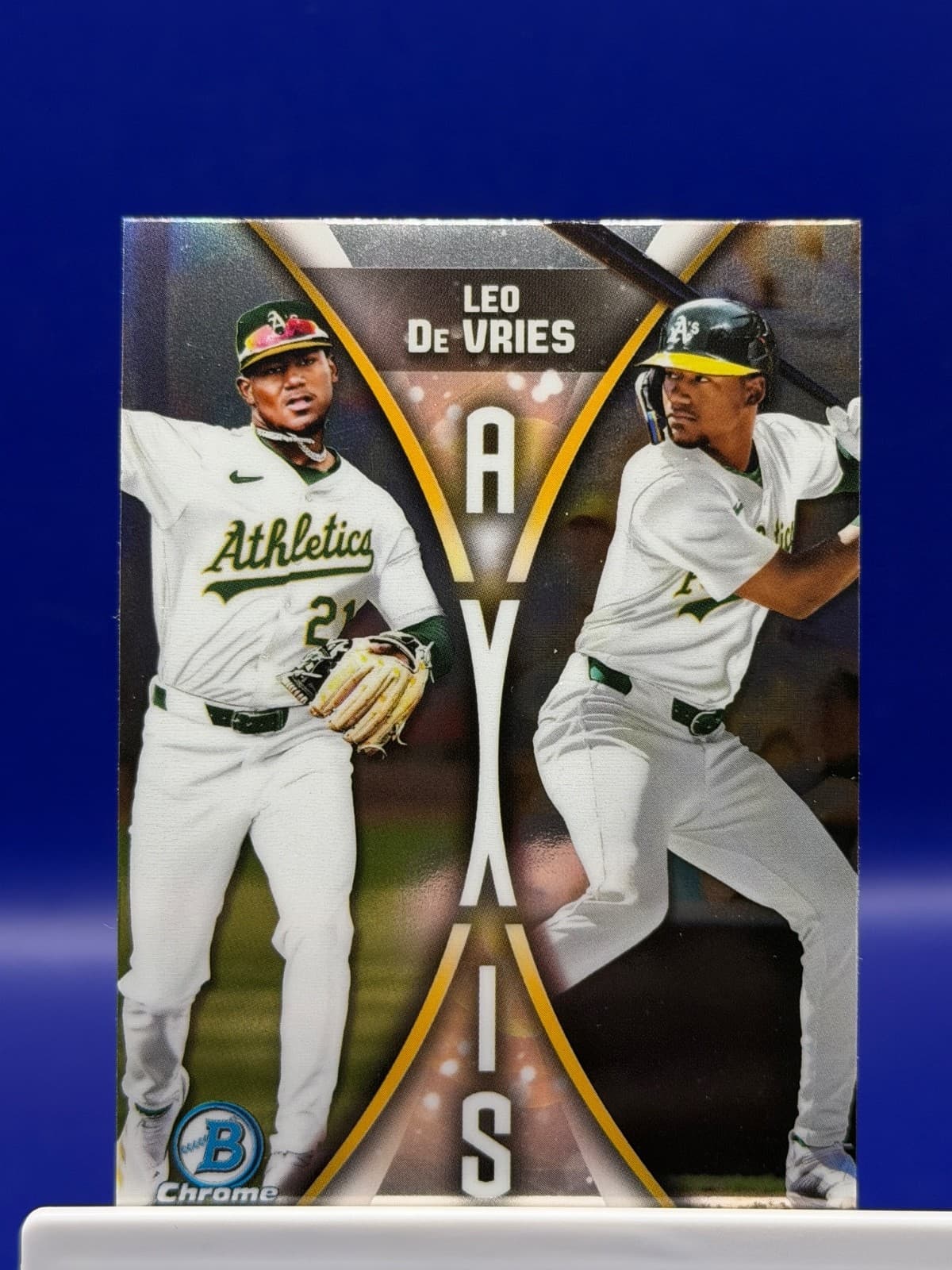 2025 Bowman Draft - Axis Leo De Vries #A-19 (RC)