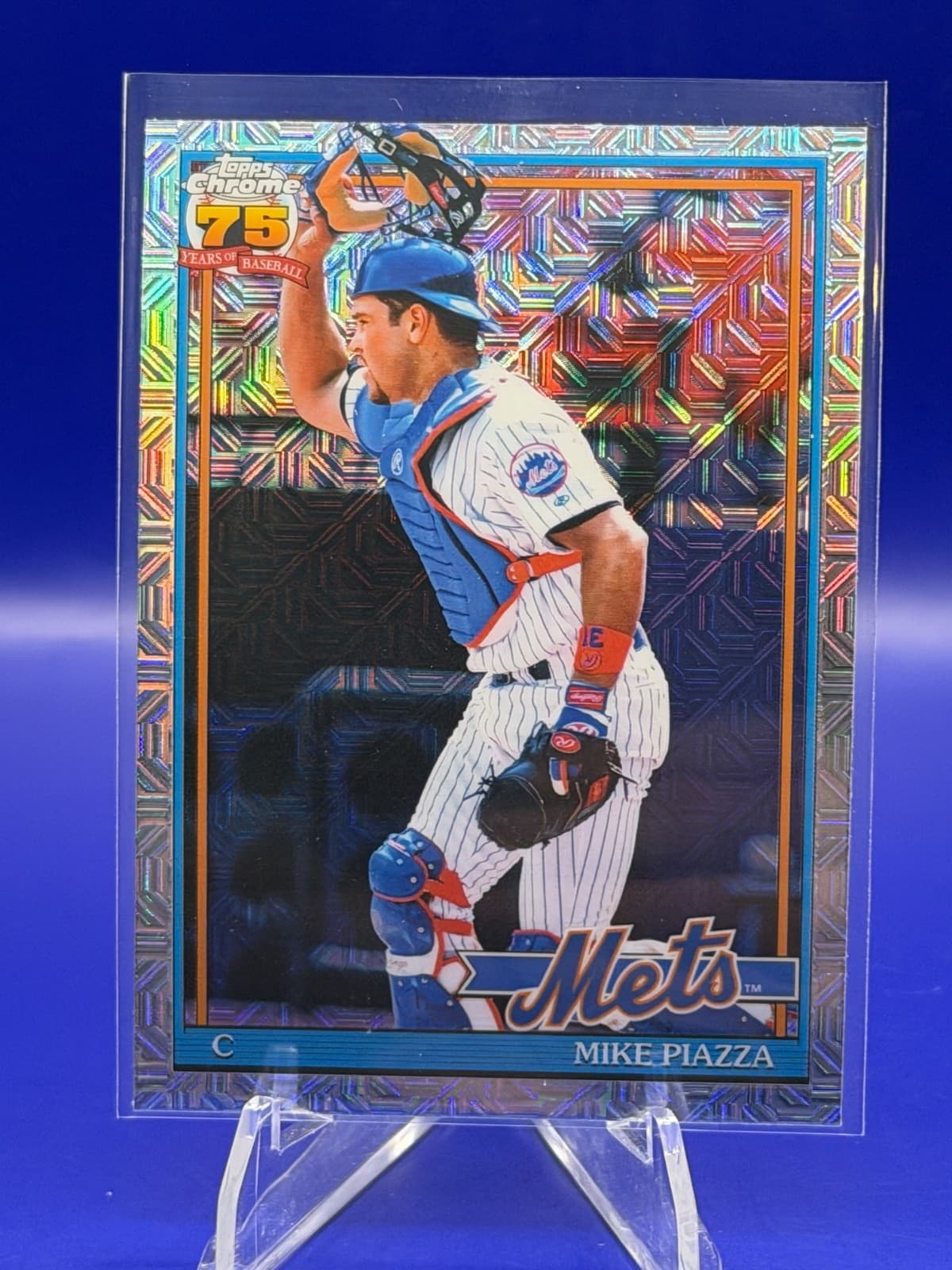 2026 Topps Series 1 Silver Pack Chrome Mojo Mike Piazza #91C-81 #91C-81