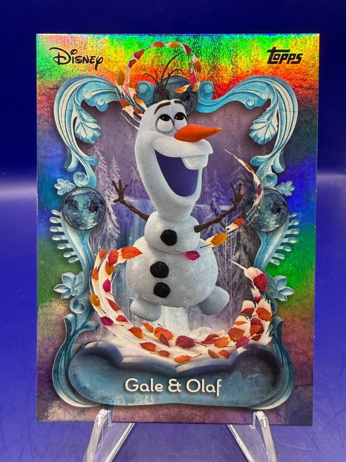 2025 Topps Disney Wonder Gale Olaf #F-20 Frozen Foil Character Variation NM - Thumbnail 2