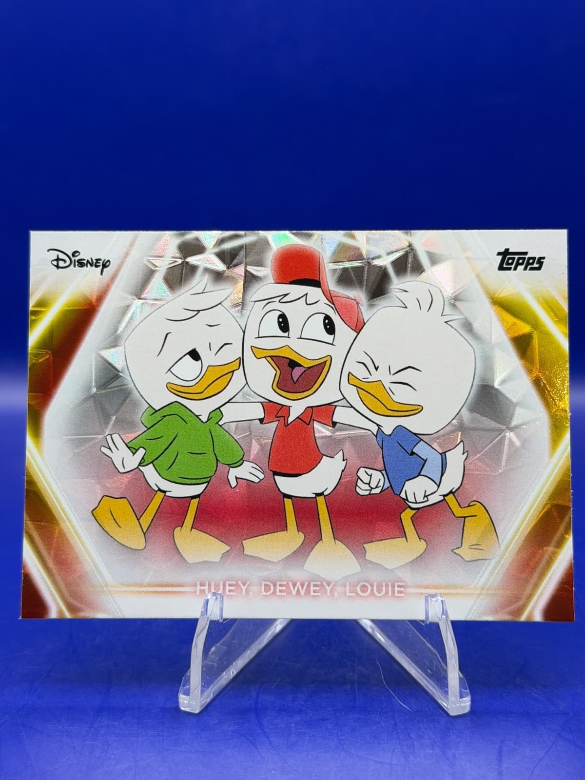 2026 Topps Disney Neon Huey #152 Diamante Foil DuckTales Disney NM