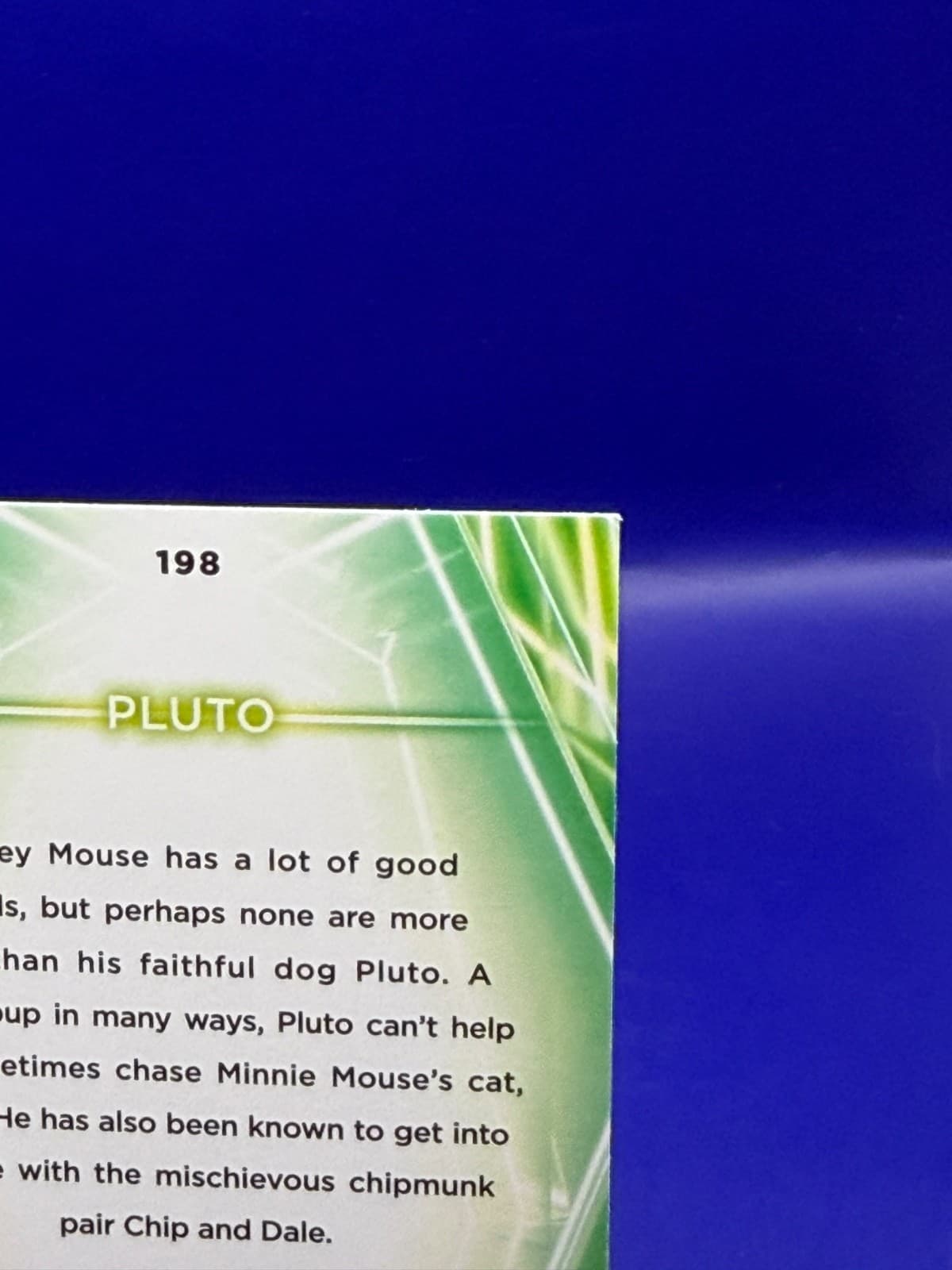 2026 Topps Disney Neon Pluto #198 Rainbow Foilboard Disney Icon NM - Thumbnail 8