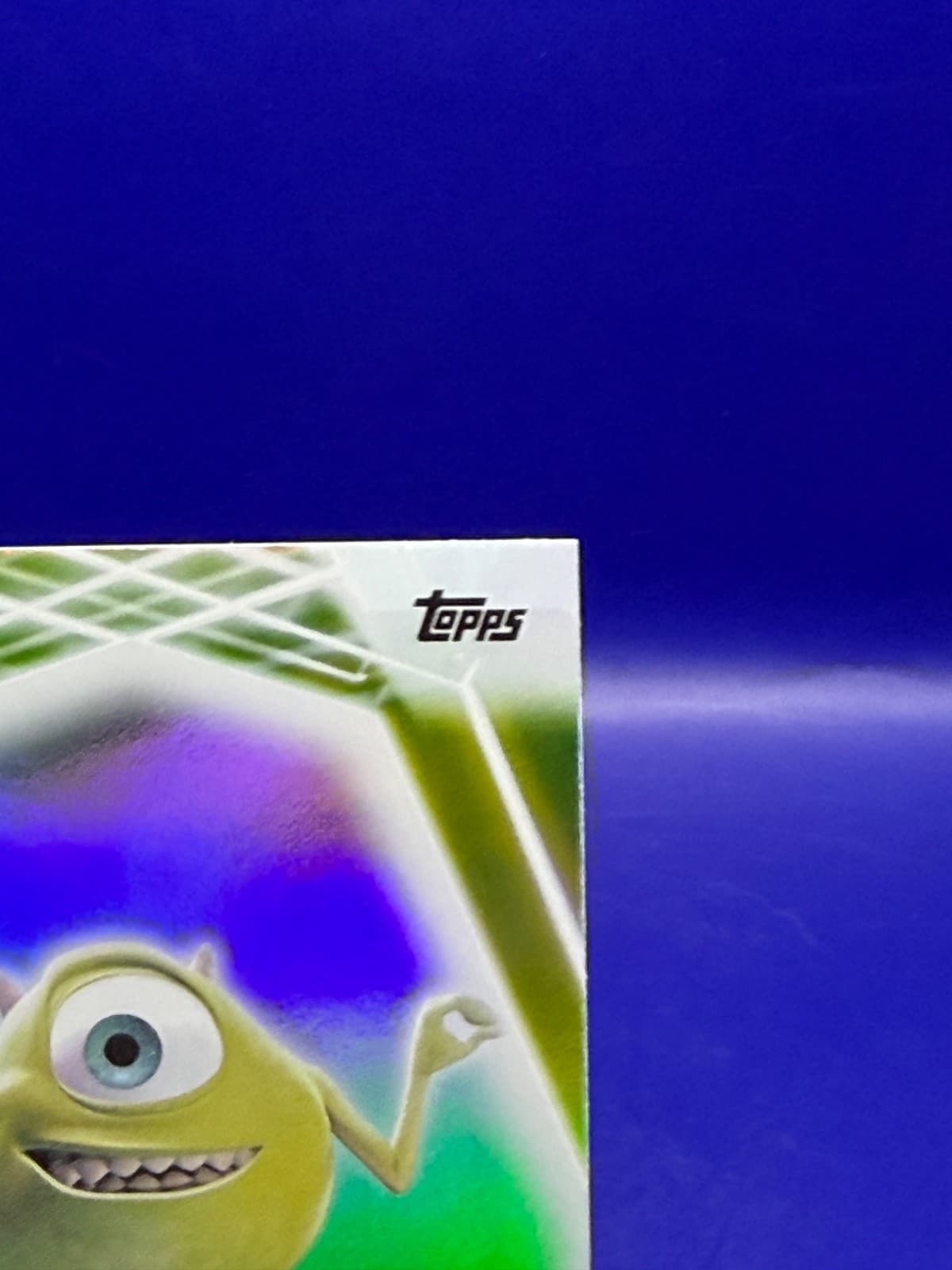2026 Topps Disney Neon Mike Wazowski #119 Rainbow Foilboard Pixar NM - Thumbnail 3