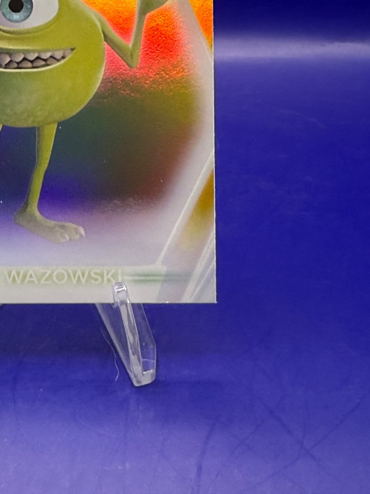 2026 Topps Disney Neon Mike Wazowski #119 Rainbow Foilboard Pixar NM - Thumbnail 4