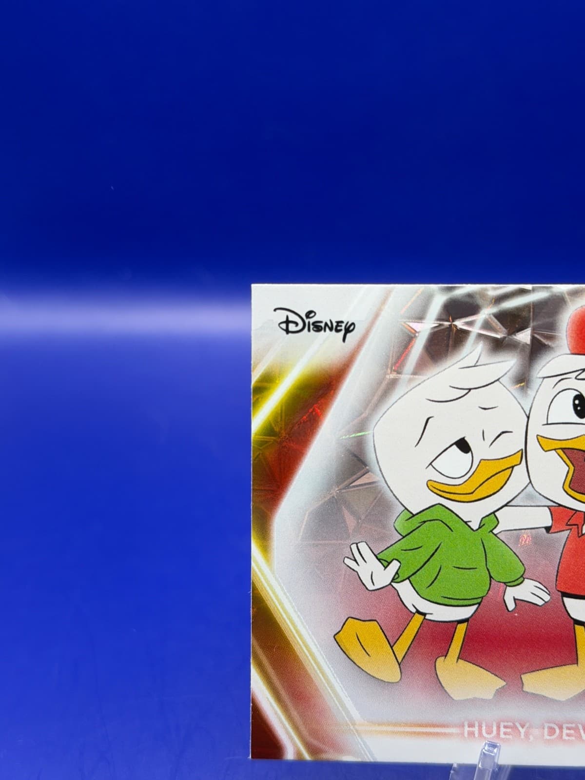 2026 Topps Disney Neon Huey #152 Diamante Foil DuckTales Disney NM - Thumbnail 2