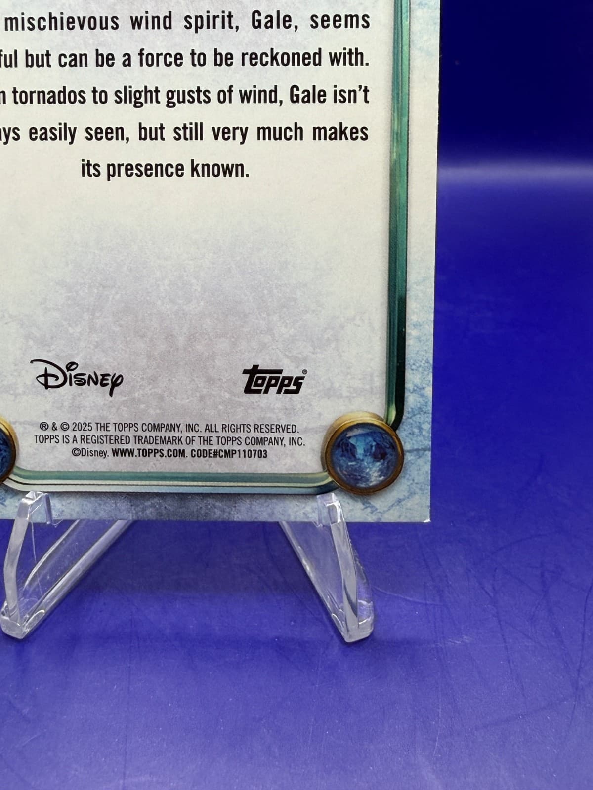 2025 Topps Disney Wonder Gale Olaf #F-20 Frozen Foil Character Variation NM - Thumbnail 10