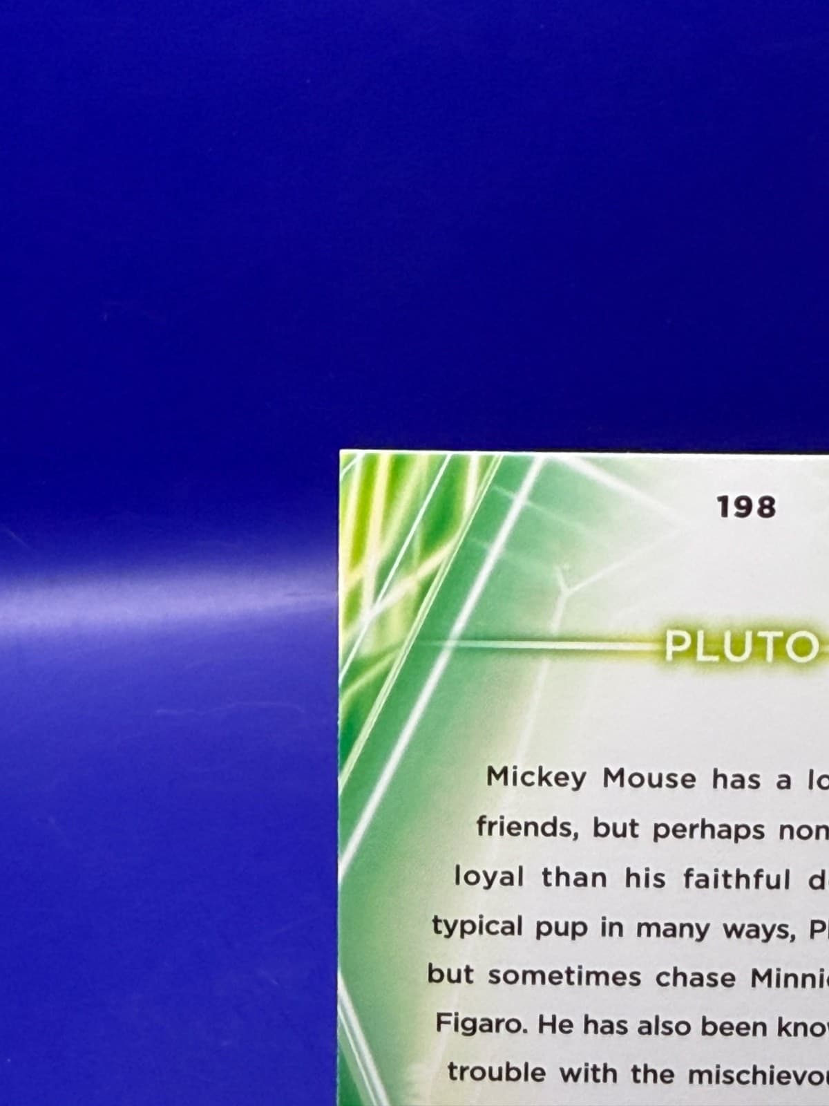 2026 Topps Disney Neon Pluto #198 Rainbow Foilboard Disney Icon NM - Thumbnail 7
