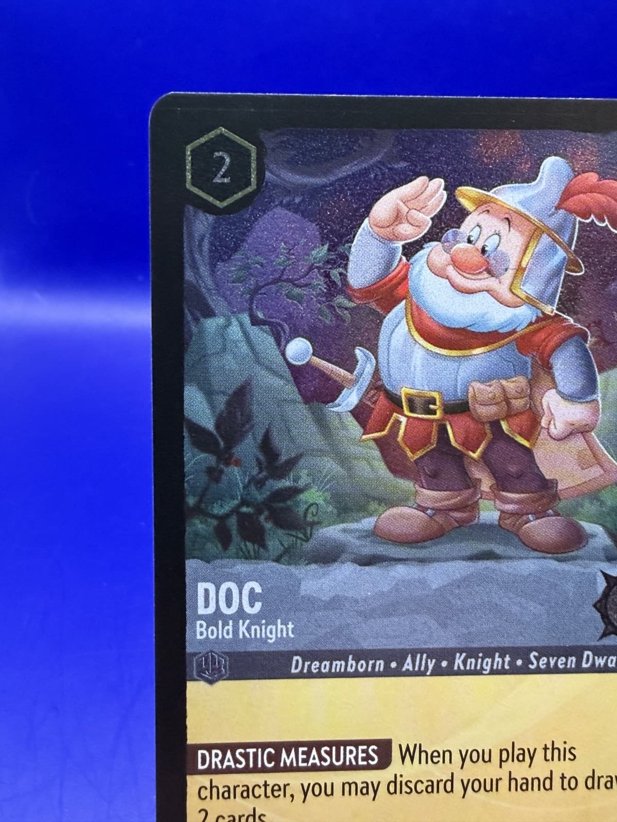 Lorcana Shimmering Skies Doc Bold Knight #193/204 Foil NM - Thumbnail 2