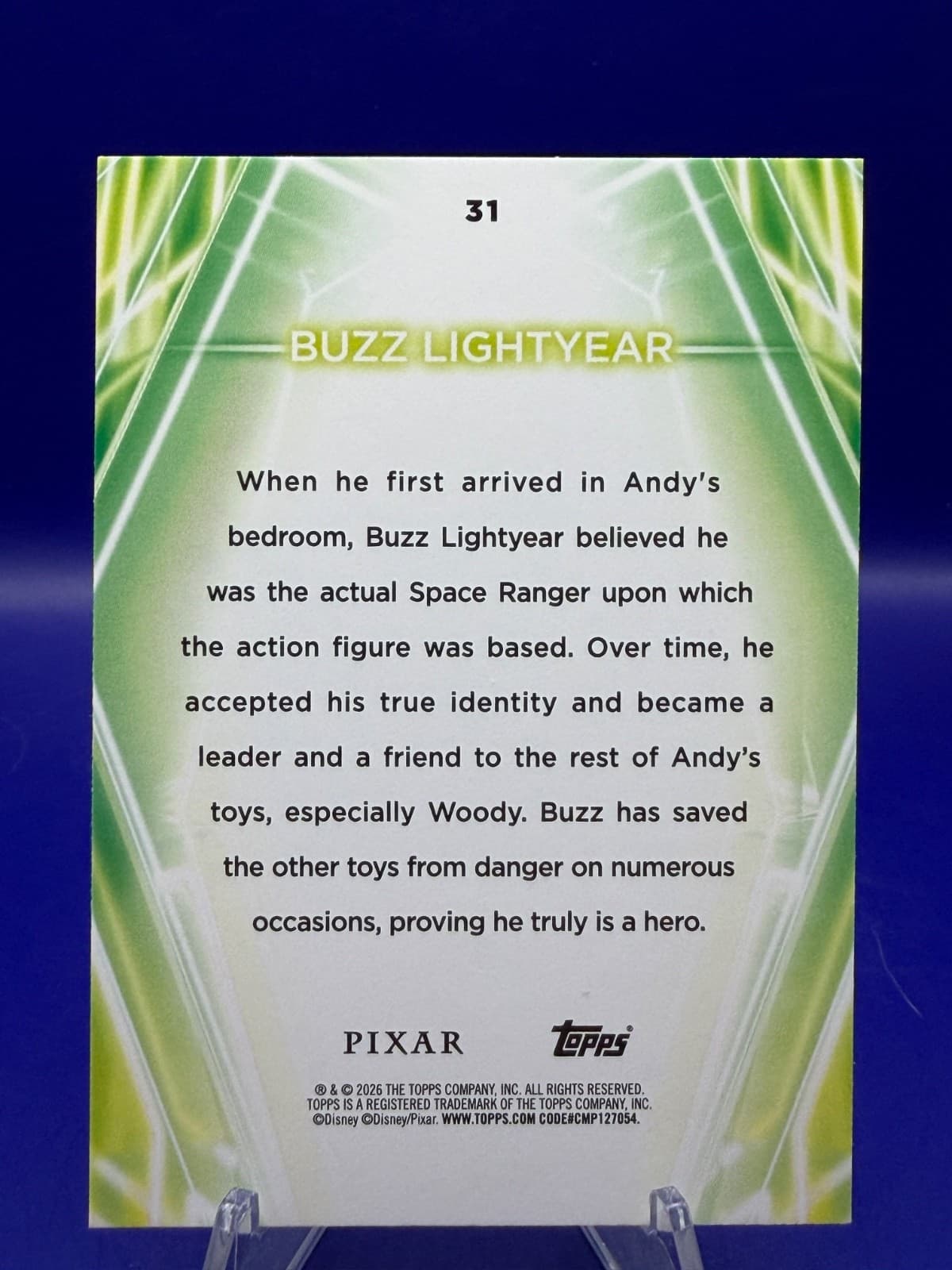 2026 Topps Disney Neon Buzz Lightyear #31 Base Diamante 2 Card Lot NM - Thumbnail 7