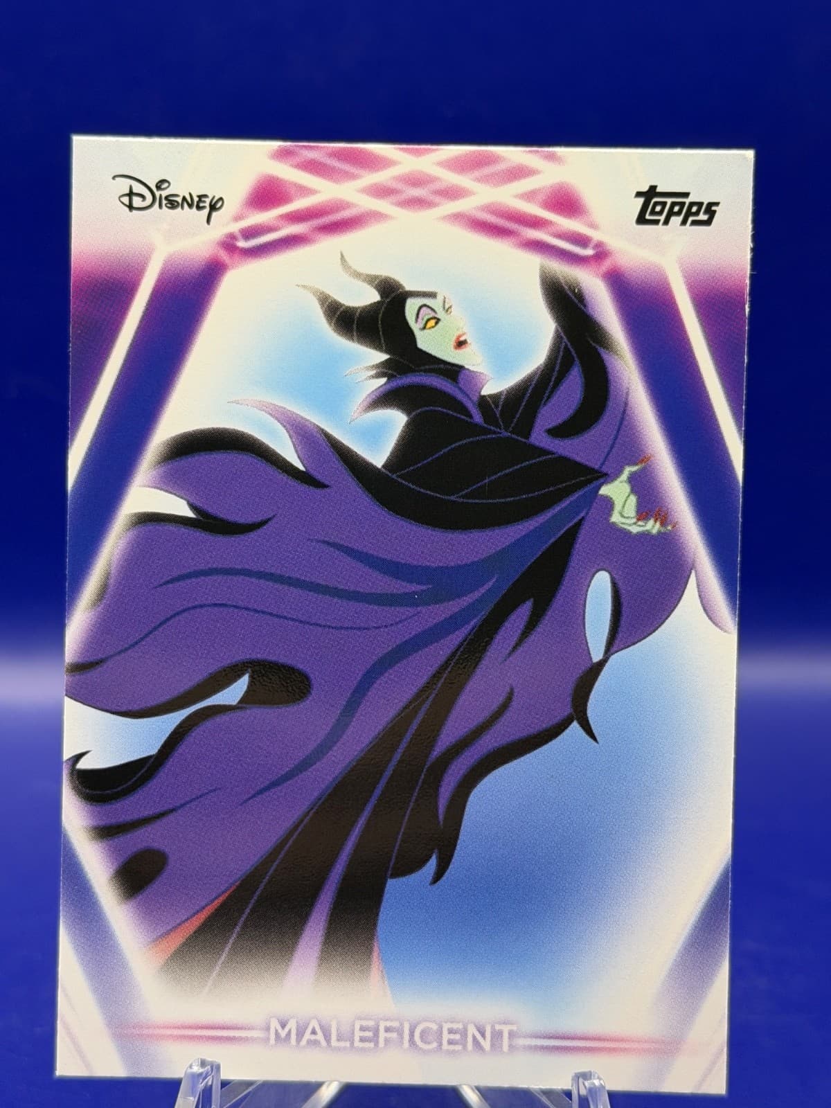 2026 Topps Disney Neon Maleficent #100 Base Disney Villains NM