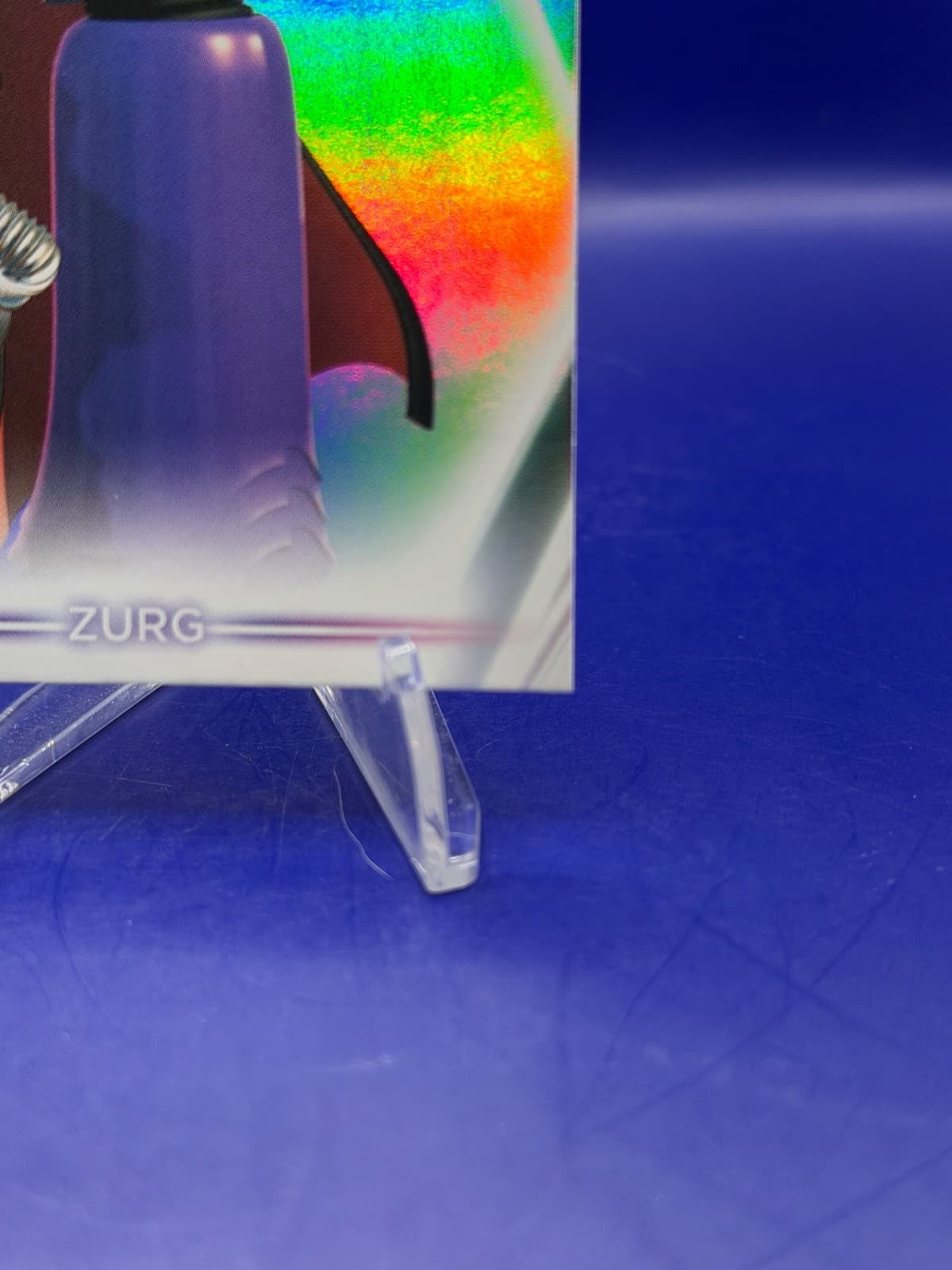 2026 Topps Disney Neon Zurg #34 Rainbow Foilboard Toy Story Villain NM - Thumbnail 4
