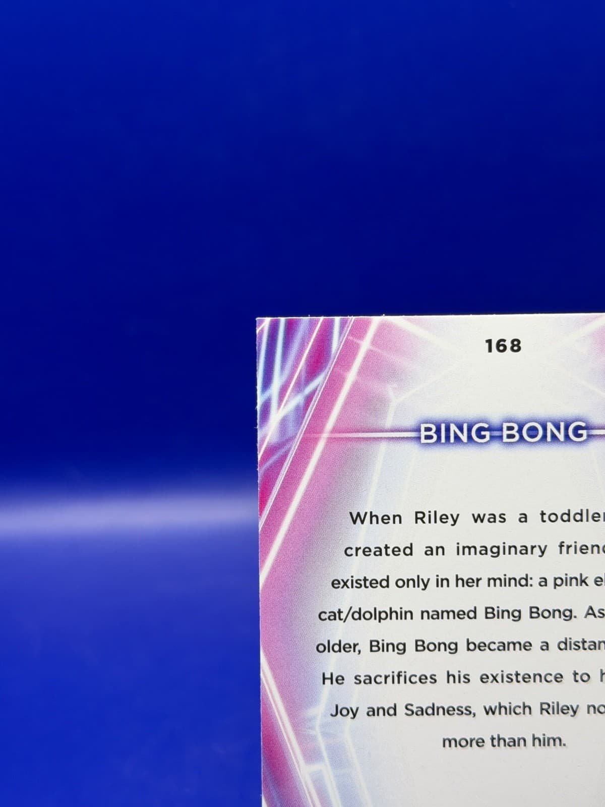 2026 Topps Disney Neon Bing Bong #168 Rainbow Foilboard Inside Out NM - Thumbnail 7