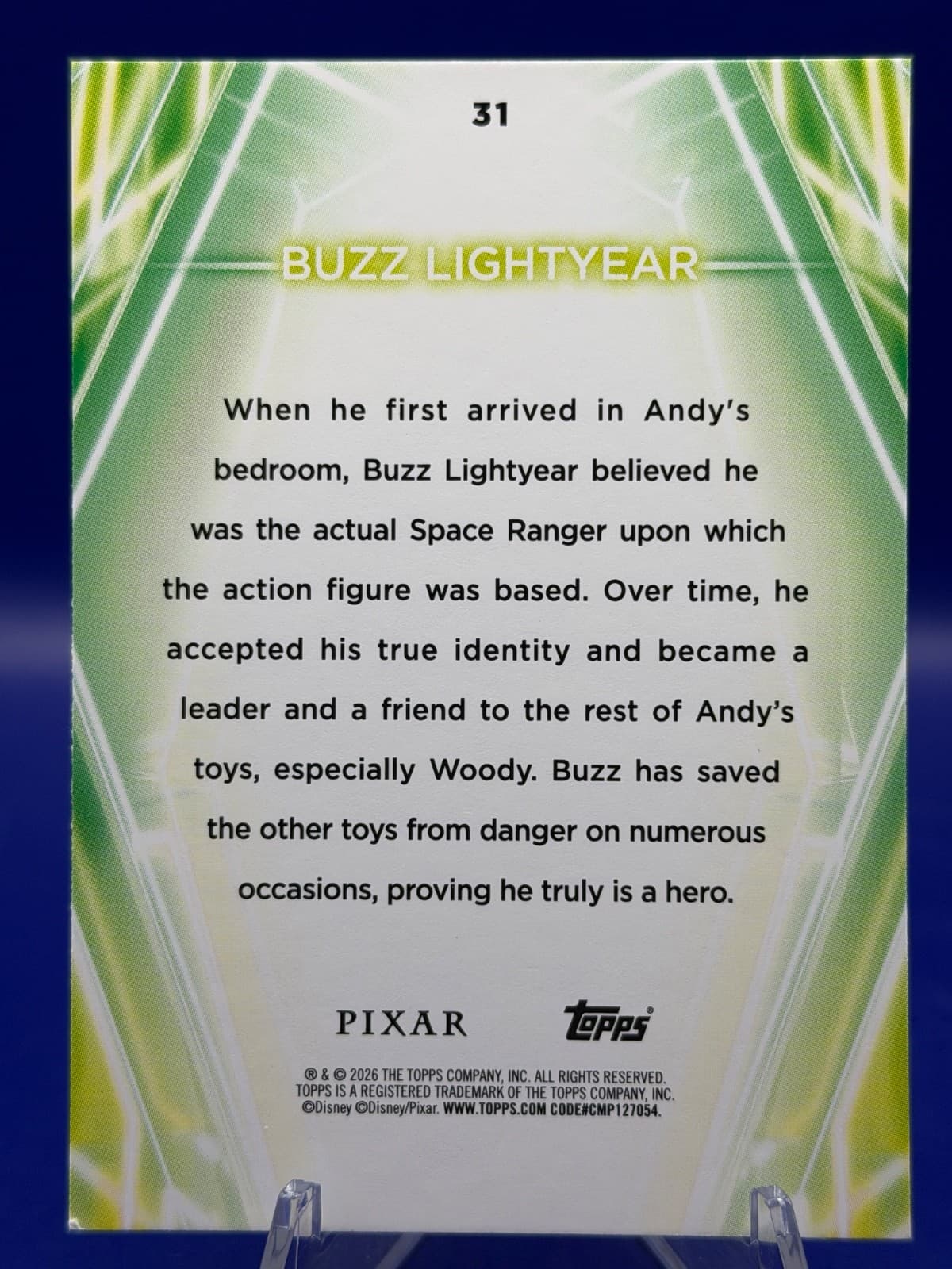 2026 Topps Disney Neon Buzz Lightyear #31 Base Diamante 2 Card Lot NM - Thumbnail 17