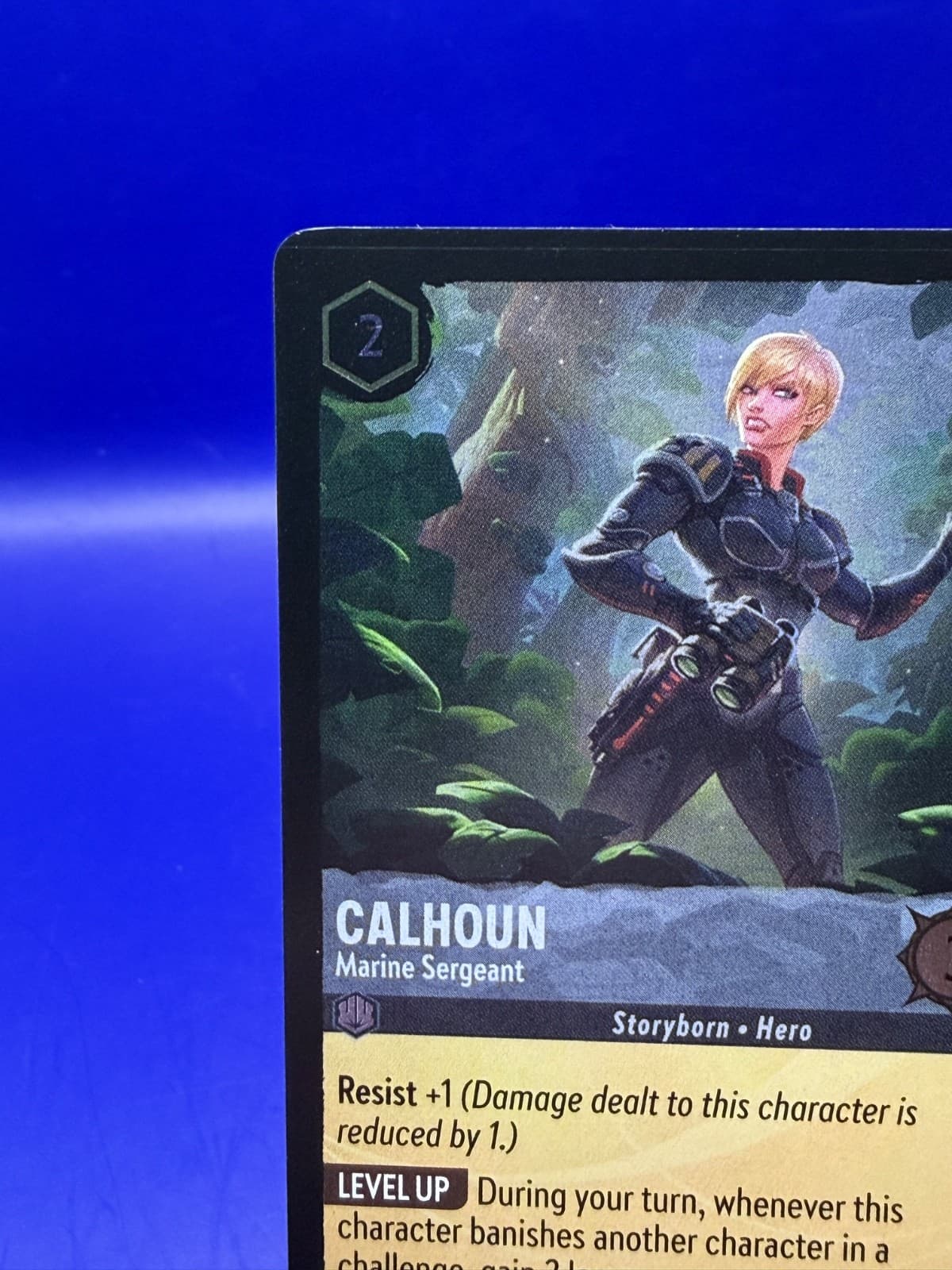 Lorcana Azurite Sea Calhoun Marine Sergeant #191/204 Foil NM - Thumbnail 2