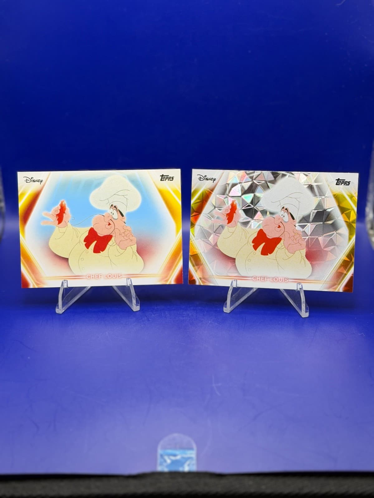 2026 Topps Disney Neon Chef Louis #178 Base Diamante 2 Card Lot NM