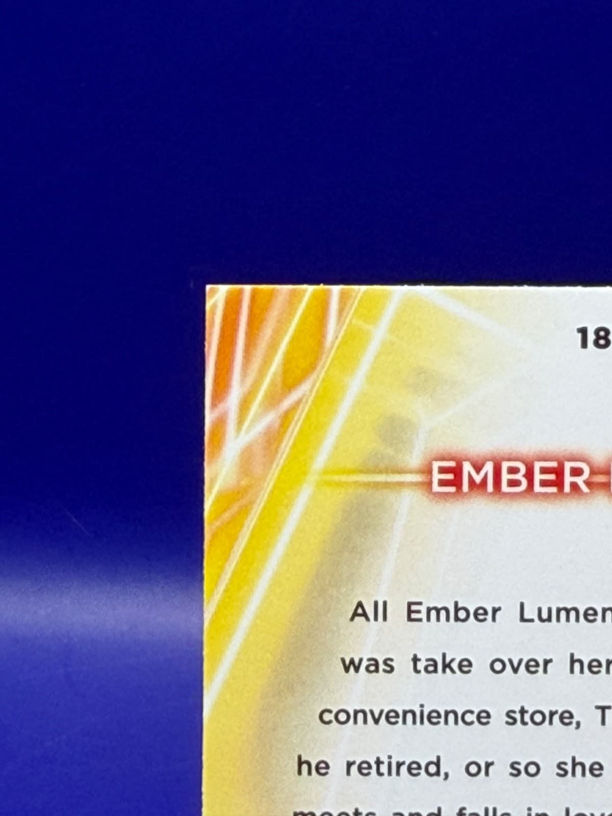 2026 Topps Disney Neon Ember Lumen #181 Rainbow Foilboard Elemental NM - Thumbnail 7