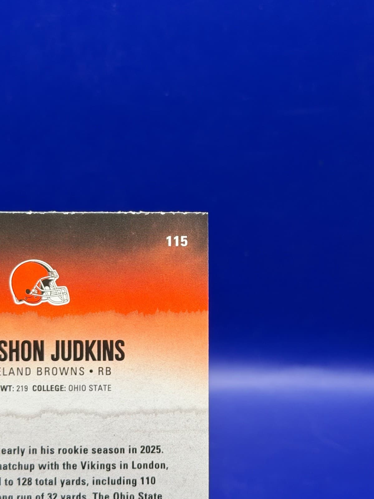 2025 Topps Signature Class Quinshon Judkins RC #115 Refractor /275 Lot - Thumbnail 8