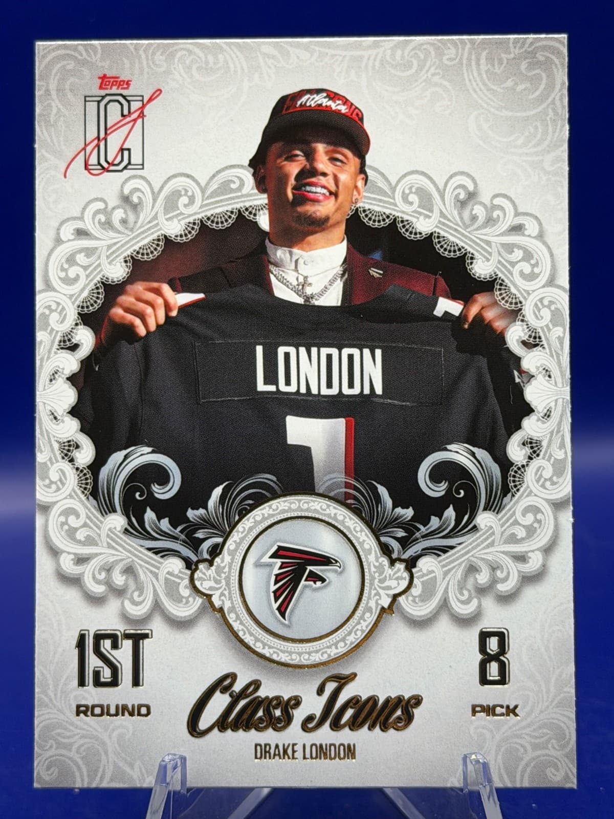 2025 Topps Signature Class Drake London Class Icons CI-13 Falcons NM