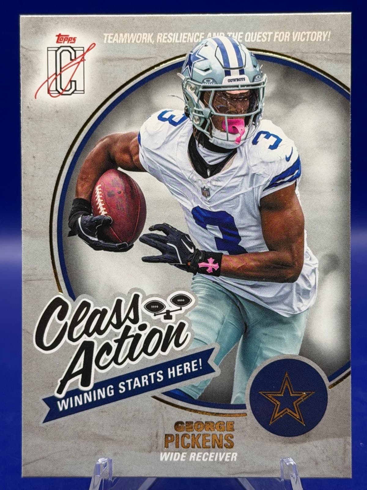 2025 Topps Signature Class George Pickens CA-9 Class Action Cowboys NM