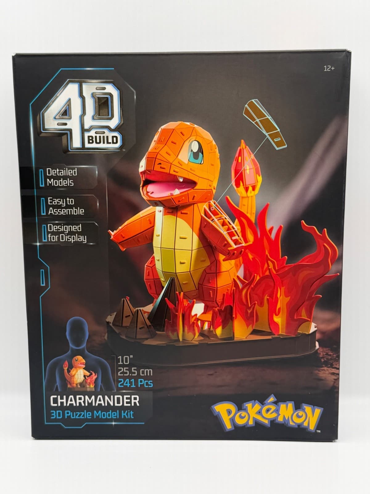 Pokemon Charmander 4D Build 3D Puzzle Model Kit 241 Pcs Spin Master New