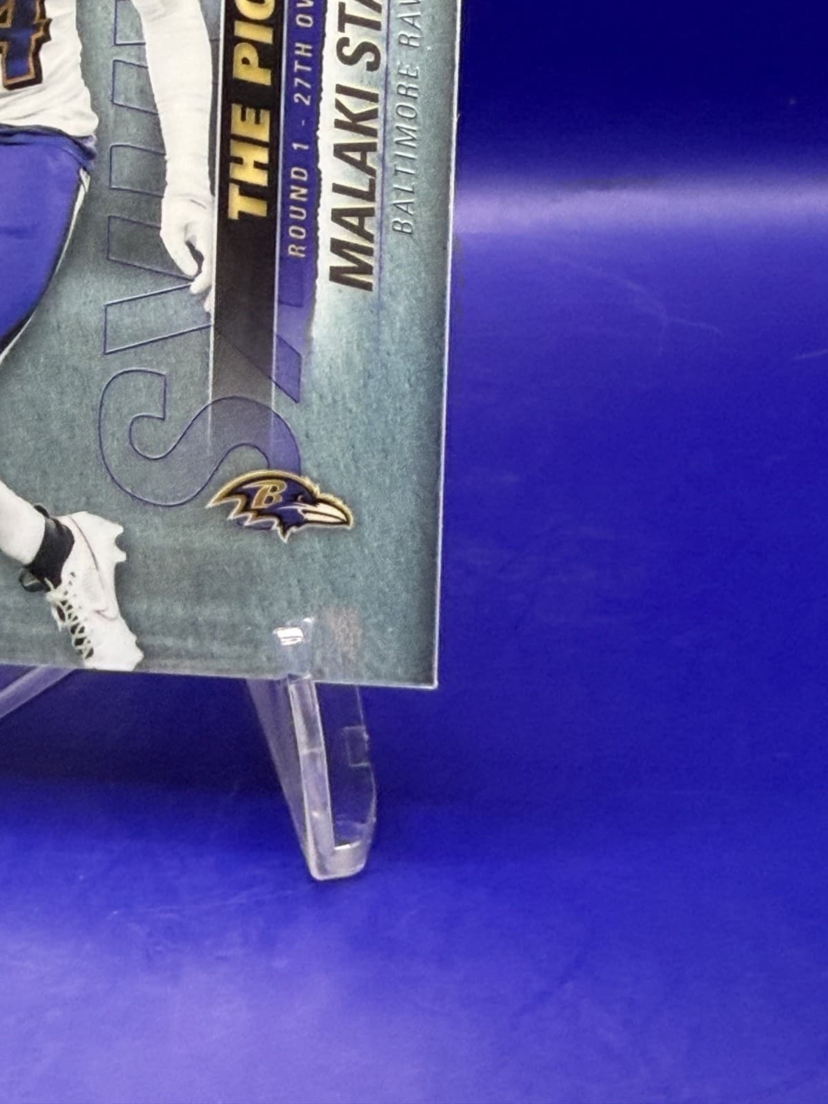 2025 Topps Signature Class Malakai Starks The Pick TP-3 RC Ravens NM - Thumbnail 4
