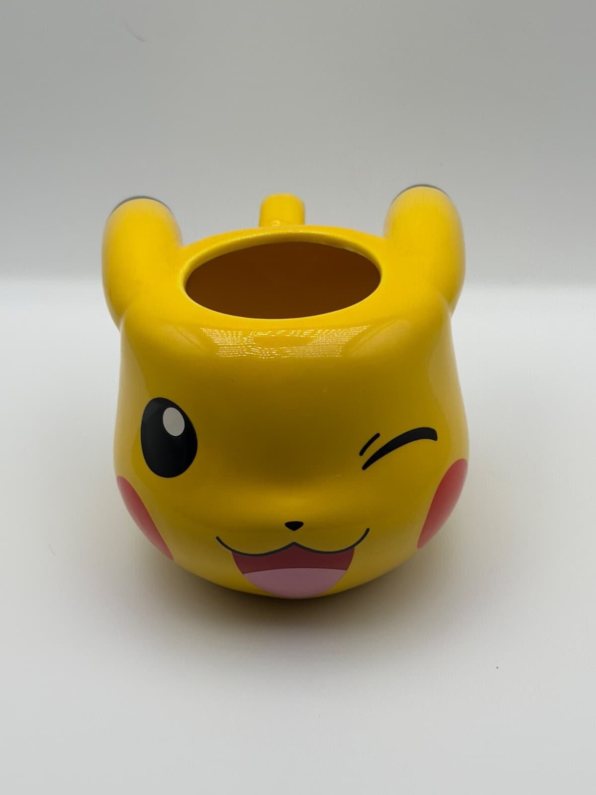 Pokemon Pikachu 3D Ceramic Mug Winking Face Coffee Cup Licensed New